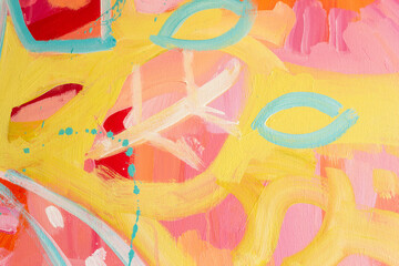 Detail of the Painting as a Background