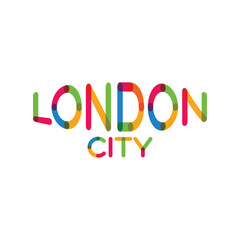 Vintage London city typography, t-shirt graphics, vectors
