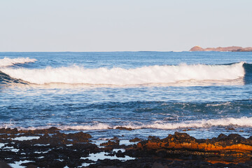 Sunset in Corralejo, Fuerteventura, Canary Islands 