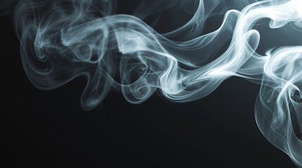Fototapeta premium Intricate and Graceful Smoke Pattern