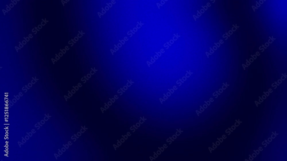 Poster Vibrant blue grainy gradient smooth background animation with noise texture blue and black seamless loop