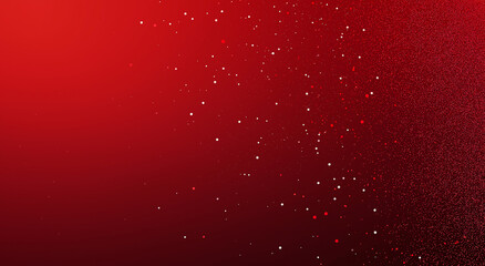 A red glitter background with shiny white dots, featuring a shiny red texture, light, and shadow effects. The sparkling red glitter creates a vibrant, dazzling atmosphere, perfect for a festive look