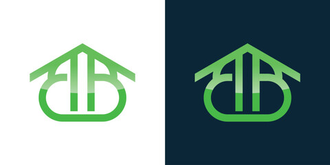 Home creative vector logo design. logo design of B BB in vector for construction, home, real estate, building, property.