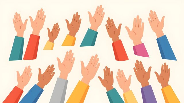 Colorful gestures for creative expression