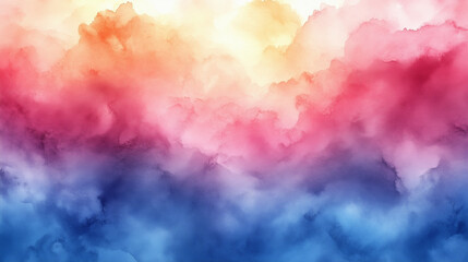 Watercolour Gradient: A celestial symphony of colour.