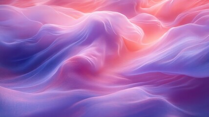 Obraz premium Abstract Flowing Colors in Soft Silk Texture from Above View