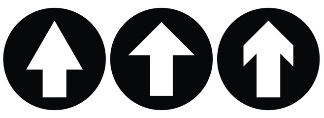 Scrolling arrow sign. Swipe up button icon. Landing page scroll symbol. Classic flat style. Simple swipe up icon. up arrow.