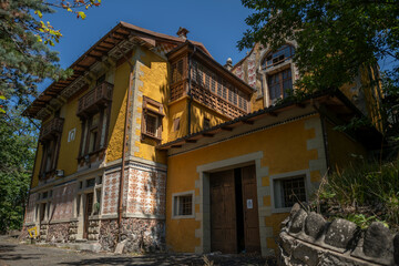 Old Abandoned Historic Villa of an Artist in Northern Italy