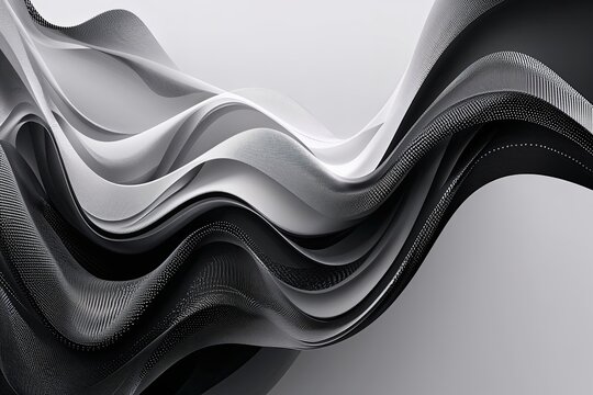 Contemporary Black and White Pixel Gradient Designs for Banners and Multimedia Displays