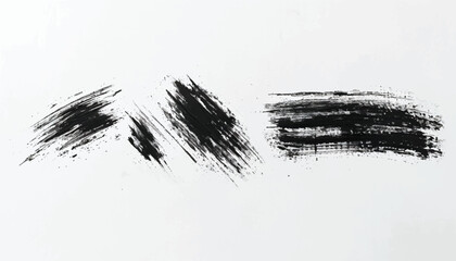 Grunge texture. Monochrome texture. Grunge black and white pattern. Brush strokes. Scratches Strokes. Abstract background.