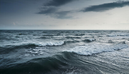 Fototapeta premium neutral sea ocean background with waves photos with a neutral color palette