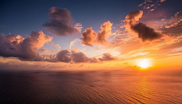 sunset sunrise clouds and orange sky