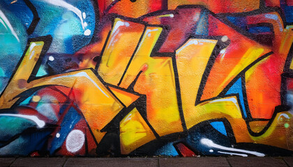 graffiti wall abstract background idea for artistic pop art background backdrop