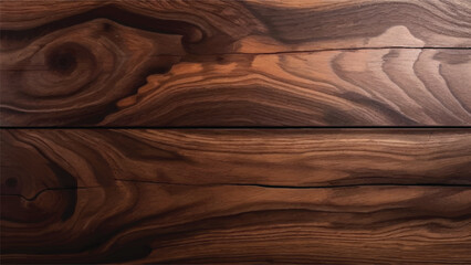 Brown Wooden Planks with Rich Grain. Wood Texture. Wooden Background. Vintage Wood Panel Wall. 