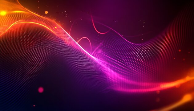 Futuristic technology lines background with light effects, representing digital advancements and sci-tech concepts