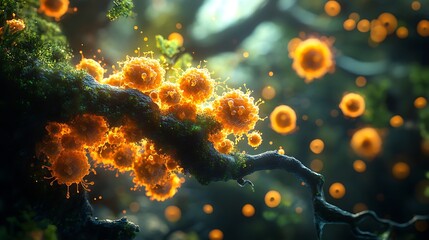 Scientific visualization of bacterial colonies interacting and forming intricate biofilms