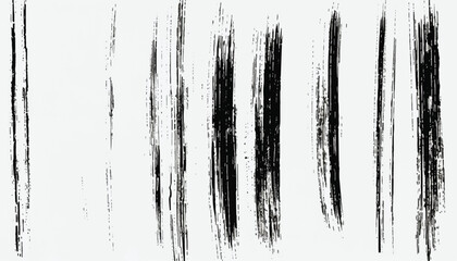 Grunge texture. Monochrome texture. Grunge black and white pattern. Brush strokes. Scratches Strokes. Abstract background.