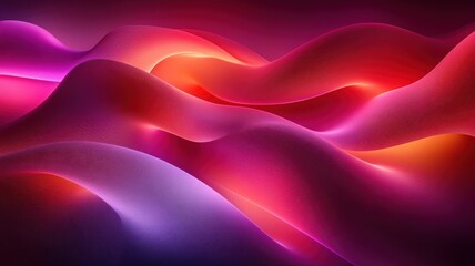 Fototapeta premium Colorful Abstract Waves Creating Dreamy Fluid Background Design