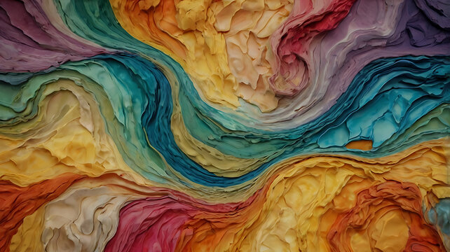 Textura abstracta colorida con efecto de fluidez