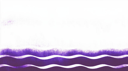 Abstract purple and white waves on textured background for modern design