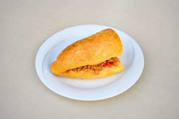 Turkish karisik atom Ayvalik tost ( kasarli bazlama tost) . Sucuklu, Kasarli, kavurmali karisik...