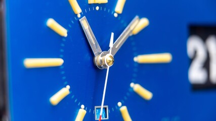 vintage clock close up shot