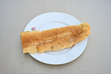 Turkish karisik atom Ayvalik tost ( kasarli bazlama tost) . Sucuklu, Kasarli, kavurmali karisik...
