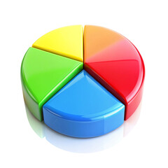 Obraz premium 3d pie chart