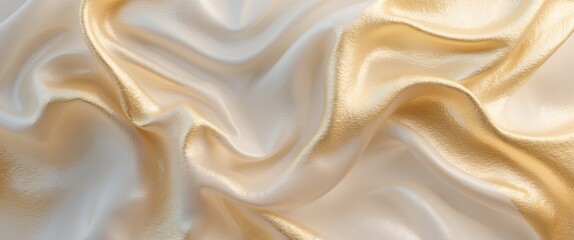 Fototapeta premium Luxurious and elegant golden textured background ideal for sophisticated design projects