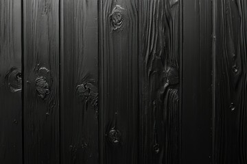 Dark wooden planks with knots texture. Neural network AI generated