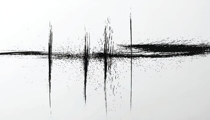 Grunge texture. Abstract background. Monochrome texture. Grunge black and white pattern. Scratches Strokes. 