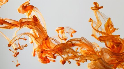 The Mesmerizing Dance of Ink and Water: A Visual Symphony of Diffusion and Swirling Patterns Captured in a Stunning Image