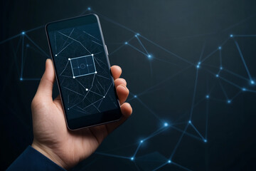 Holding a smartphone with neural network interface