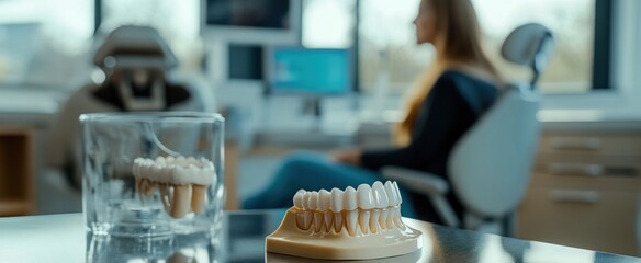 Dental Prosthesis Models in Modern Dentistry Office
