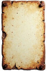 Cracked, faded light wood sign, isolated Perfect for vintage designs , board, photography, antique