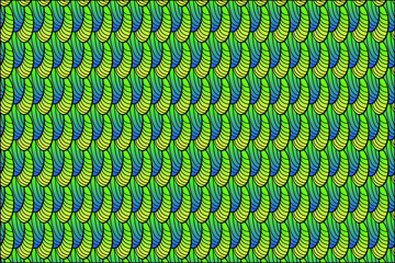 fish, lizard, reptile, mermaid scales pattern. repetitive colors and textures. Textile , Decorative motifs. © nepdar