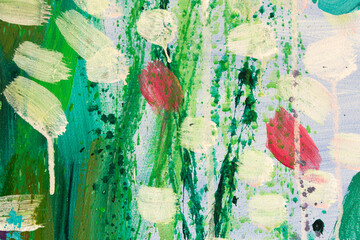 Detail of the Painting as a Background