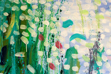 Detail of the Painting as a Background