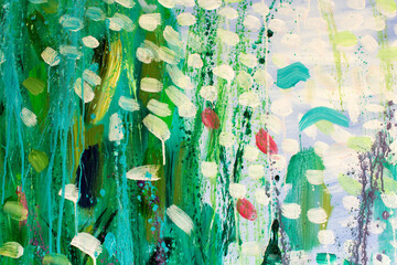 Detail of the Painting as a Background