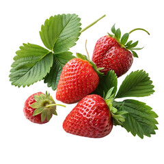 Fresh Strawberries: Juicy, Red & Ripe