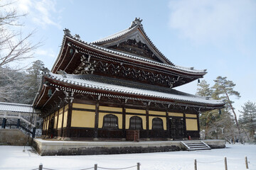 雪の南禅寺　法堂　京都市左京区