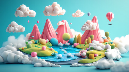 Sentient ai icons,cute. Sentient Landscapes. Illustration