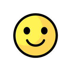 smile, smiling face - vector icon	