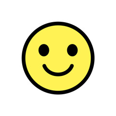 smile, smiling face - vector icon	