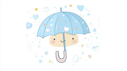 umbrella and rain
