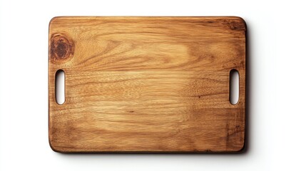 Fototapeta premium Wooden Cutting Board Top View