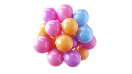 Fun and bright party balloons wallpapers