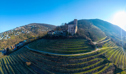 Burgruine Strahlenburg – Medieval Castle Ruins in Schriesheim, Germany | Historic Landmark with Scenic Views over Vineyards and the Neckar Valley in Baden-Württemberg