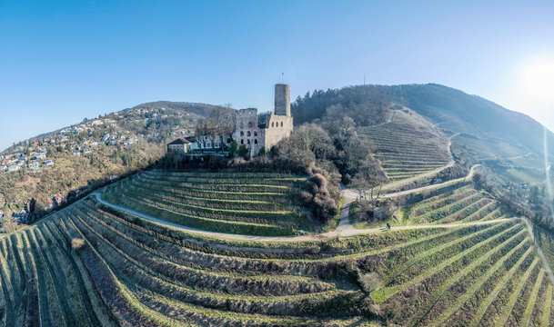 Burgruine Strahlenburg &ndash; Medieval Castle Ruins in Schriesheim, Germany | Historic Landmark with Scenic Views over Vineyards and the Neckar Valley in Baden-W&uuml;rttemberg