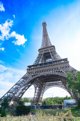 Obraz premium eiffel tour and Paris cityscape